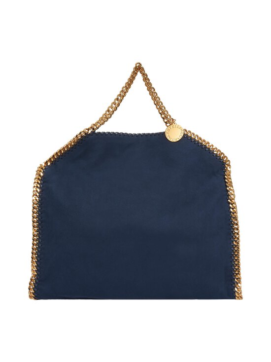 Stella McCartney - Falabella 3-Chain Alter Suede -olkalaukku - 4000 NAVY | Stockmann - photo 1