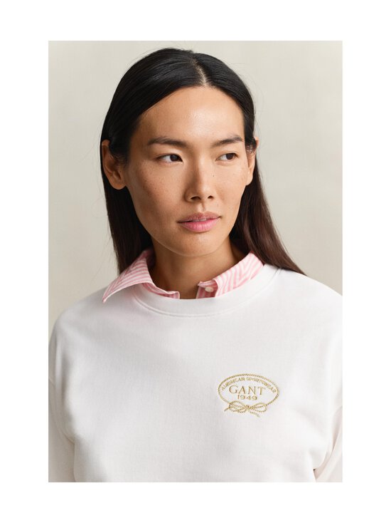 GANT - Rope Graphic -collegepaita - 113 EGGSHELL | Stockmann - photo 4
