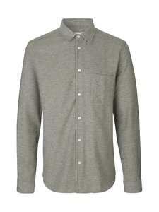 Samsoe Samsoe - Liam NF -kauluspaita - 00172 DARK OLIVE MEL | Stockmann