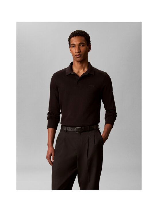 Calvin Klein Menswear - Slim Supima Logo -pikeepaita - UB1 BLACK | Stockmann - photo 3
