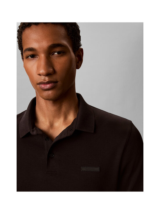 Calvin Klein Menswear - Slim Supima Logo -pikeepaita - UB1 BLACK | Stockmann - photo 5