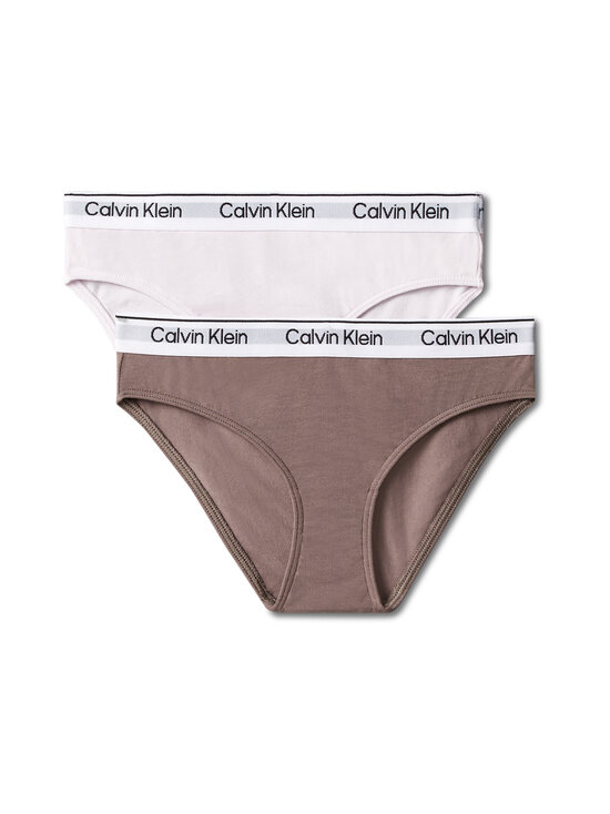 Calvin Klein Kids - Bikini-alushousut 2-pack - 0TF IRON / ORCHIDICE | Stockmann - photo 1