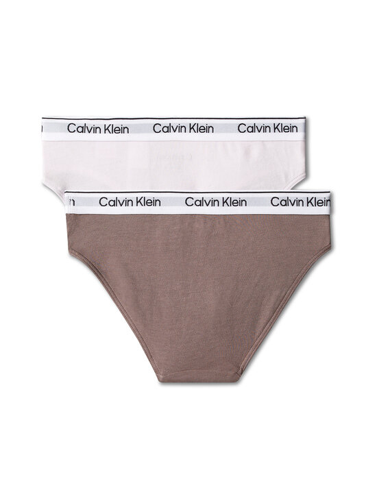 Calvin Klein Kids - Bikini-alushousut 2-pack - 0TF IRON / ORCHIDICE | Stockmann - photo 2