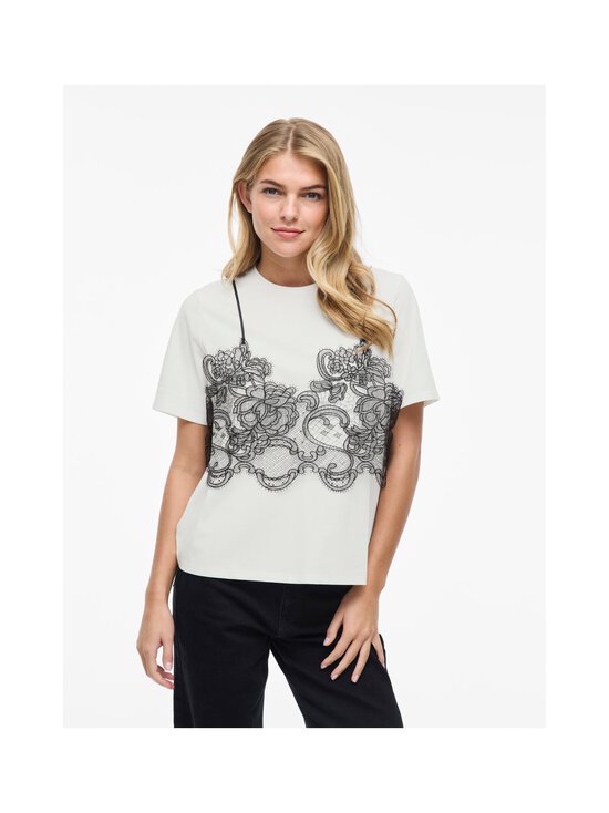 Vila - Virada Lace Detail T-krekls - OPTICAL SNOW - photo 3 Vila - Virada Lace Detail T-krekls - OPTICAL SNOW | Stockmann - photo 3