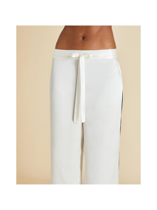 Olivia von Halle - Coco zīda pidžamas komplekts - IVORY JET BLACK CORE | Stockmann - photo 6