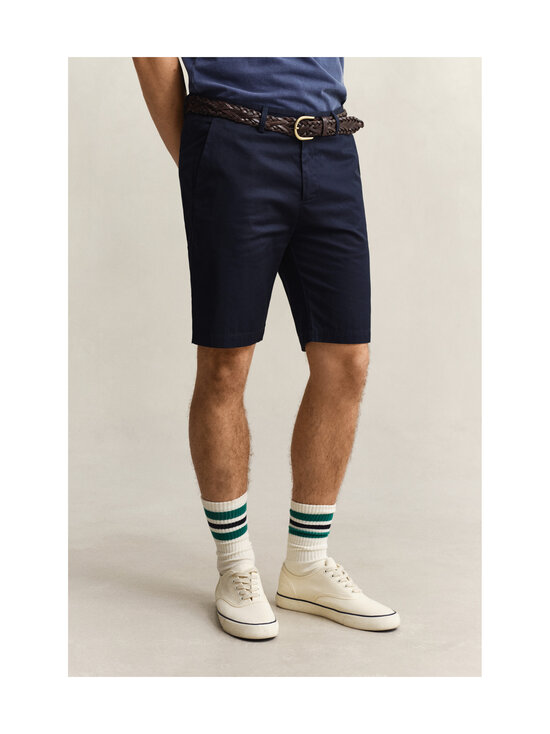 GANT - Slim Sports Chino -shortsit - 433 EVENING BLUE | Stockmann - photo 4
