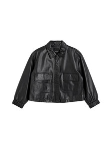 SAND Copenhagen - Ryley-nahkatakki - 200 EBONY BLACK | Stockmann