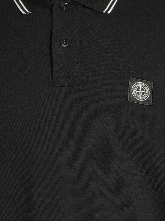 Stone Island - Logo polo krekls - V0029 BLACK | Stockmann - photo 4