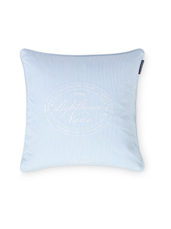 Lexington - Striped Organic Cotton -tyynynpäällinen 50 x 50 cm - BLUE/WHITE | Stockmann - photo 1