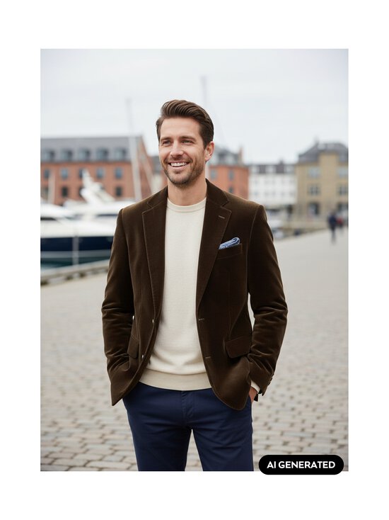 SAND Copenhagen - Bleiser Star Napoli Regular Fit - 285 DARK BROWN | Stockmann - photo 2