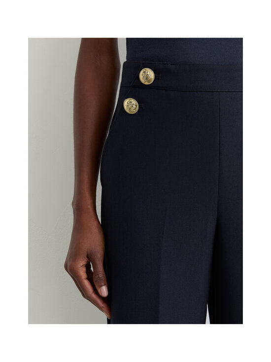 Reiss - Carley Button Detail Wide Leg -housut - 10 NAVY | Stockmann - photo 2