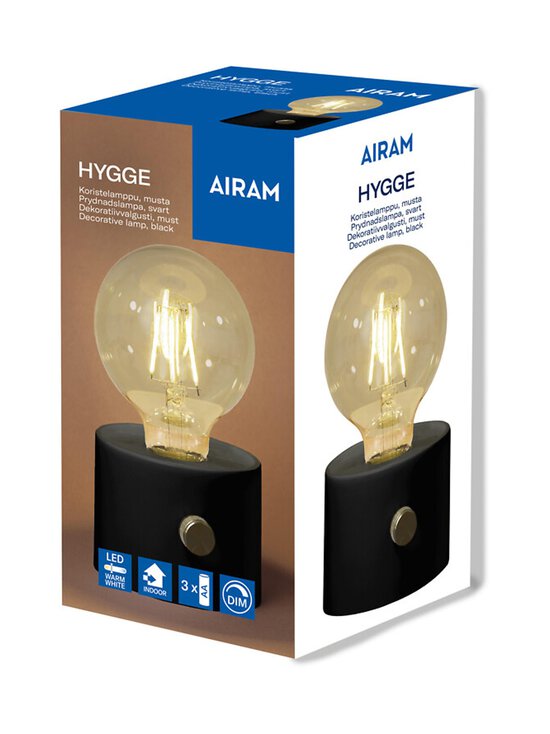Airam - Hygge Led -koristelamppu - BLACK | Stockmann - photo 2