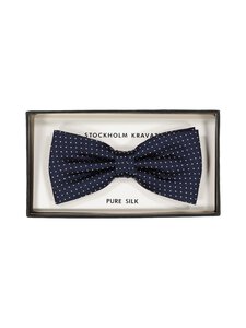 Stockholm Kravatt - Classic Dot -silkkisolmuke - 1 NAVY | Stockmann