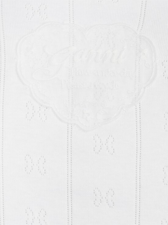 Ganni - Compact Pointelle Rib -trikoopaita - 151 BRIGHT WHITE | Stockmann - photo 6
