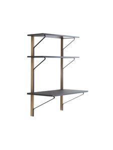 Artek - Kaari-seinähylly työtasolla - MUSTA,TAMMI Artek - Kaari-seinähylly työtasolla - MUSTA,TAMMI | Stockmann