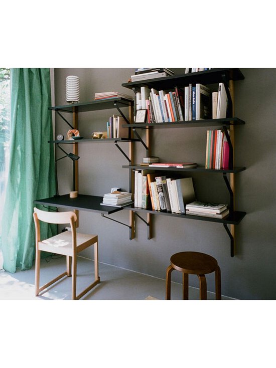 Artek - Kaari-seinähylly työtasolla - MUSTA,TAMMI | Stockmann - photo 2