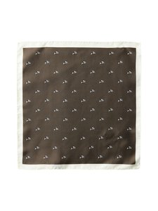 Selected - Taskurätik SlhLandon Silk Pocket Square - CHOCOLATE CHIP DETAIL:BOAT PATTERN | Stockmann