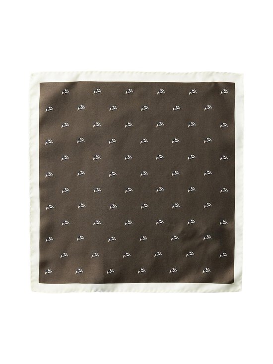 Selected - Taskurätik SlhLandon Silk Pocket Square - CHOCOLATE CHIP DETAIL:BOAT PATTERN | Stockmann - photo 1