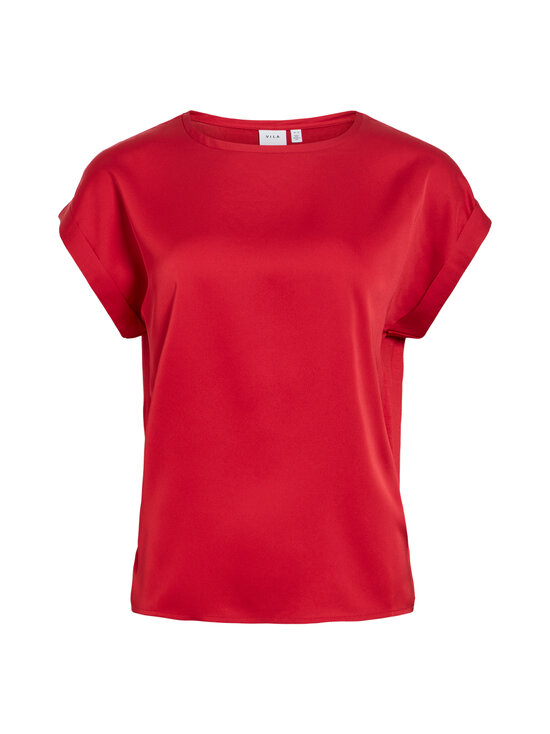 Vila - ViEllette-satiinipaita - SAVVY RED | Stockmann - photo 1