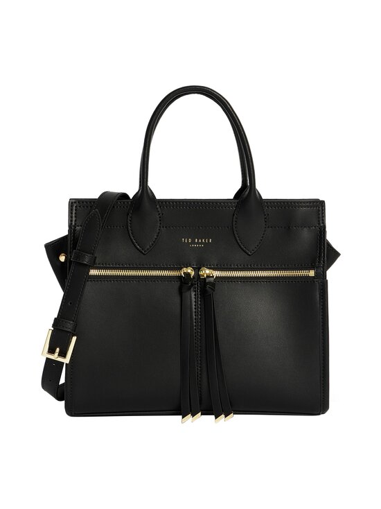 Reginaa Zip Detail Small Tote Bag -nahkalaukku
