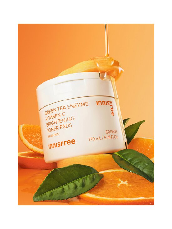 Innisfree - Green Tea Vitamin C Brightening Toner sejas tonika plāksnītes 60 gab. - NOCOL | Stockmann - photo 2