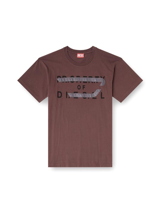 Diesel - T-Norm Regular t-paita - 7FG CHICORY COFFEE | Stockmann - photo 1