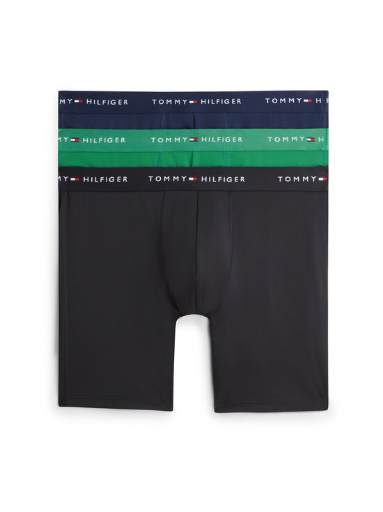 Tommy Hilfiger - Aluspüksid Long Boxer, 3 tk - 0TI CARBON NAVY/BLACK/ALASKAN GREEN | Stockmann - photo 1