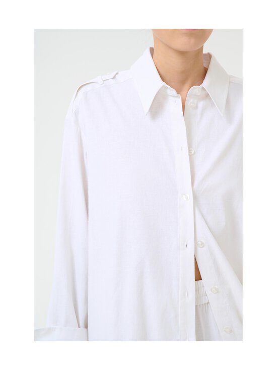 Gestuz - GZizza Linen -paitapusero - 110601 BRIGHT WHITE - photo 6 Gestuz - GZizza Linen -paitapusero - 110601 BRIGHT WHITE | Stockmann - photo 6