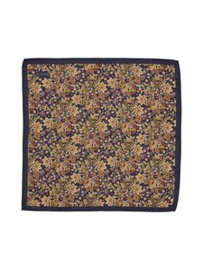 Eton - Floral-silkkitaskuliina - 28 NAVY BLUE | Stockmann
