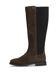 Tommy Hilfiger - Seemisnahast saapad Enamel Flag High Chelsea - GUG FONDANT BROWN | Stockmann