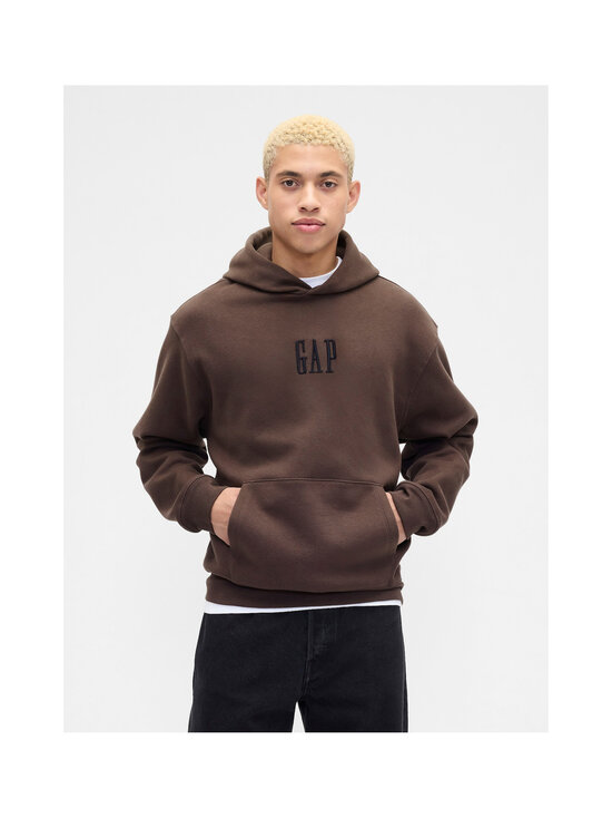 GAP - V-Vintage Soft Oversized Logo džemperis ar kapuci - NEW BROWN661 | Stockmann - photo 3