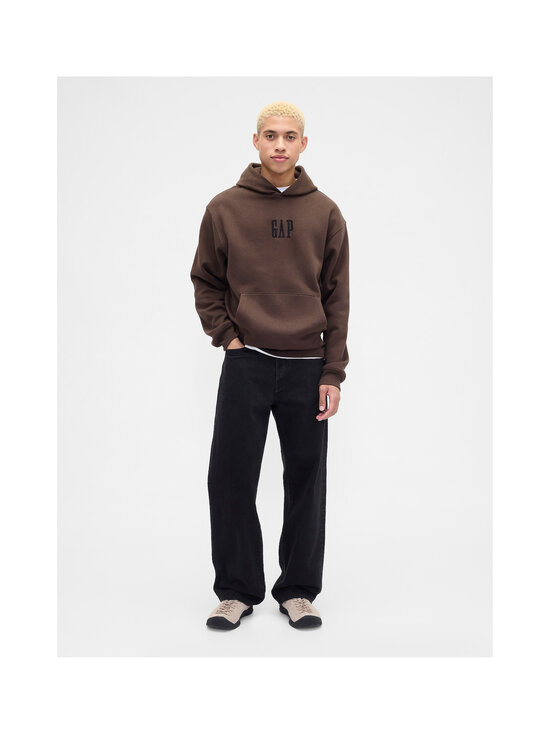 GAP - V-Vintage Soft Oversized Logo džemperis ar kapuci - NEW BROWN661 | Stockmann - photo 4