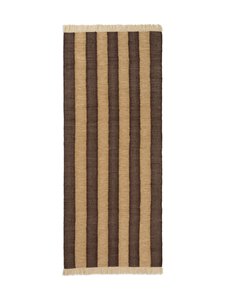 Ferm Living - Ives Runner -matto 80 x 200 cm - TAN/CHOCOLATE | Stockmann