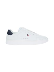 Tommy Hilfiger - Low Cut Lace-Up -sneakerit - X336 WHITE/BLUE | Stockmann
