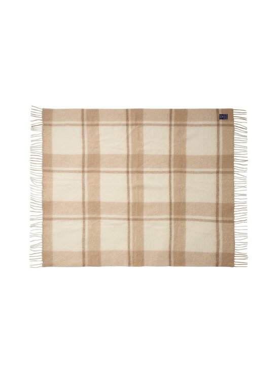 Lexington - Checked Mohēras maisījuma pleds 130 x 170 cm - 2098-TH10 BEIGE/LT BEIGE/WHITE - photo 2 Lexington - Checked Mohēras maisījuma pleds 130 x 170 cm - 2098-TH10 BEIGE/LT BEIGE/WHITE | Stockmann - photo 2