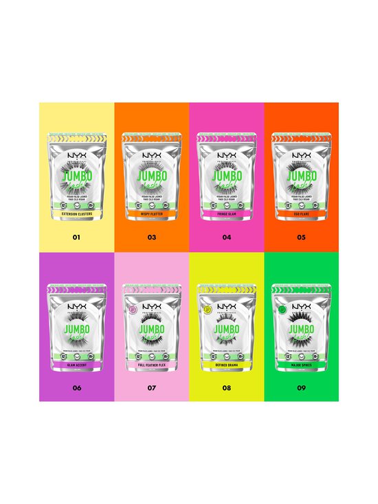 NYX Professional Makeup - Kunstripsmed Jumbo Lash! Vegan False Lashes - 07 FULL FEATHER FLEX | Stockmann - photo 5