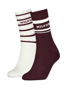Tommy Hilfiger - Sokid TH Women Hilfiger, 2 paari - 003 BURGUNDY Tommy Hilfiger - Sokid TH Women Hilfiger, 2 paari - 003 BURGUNDY | Stockmann