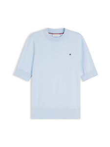Tommy Hilfiger - Jersey Fine C-Neck -neulepaita - C1O BREEZY BLUE | Stockmann