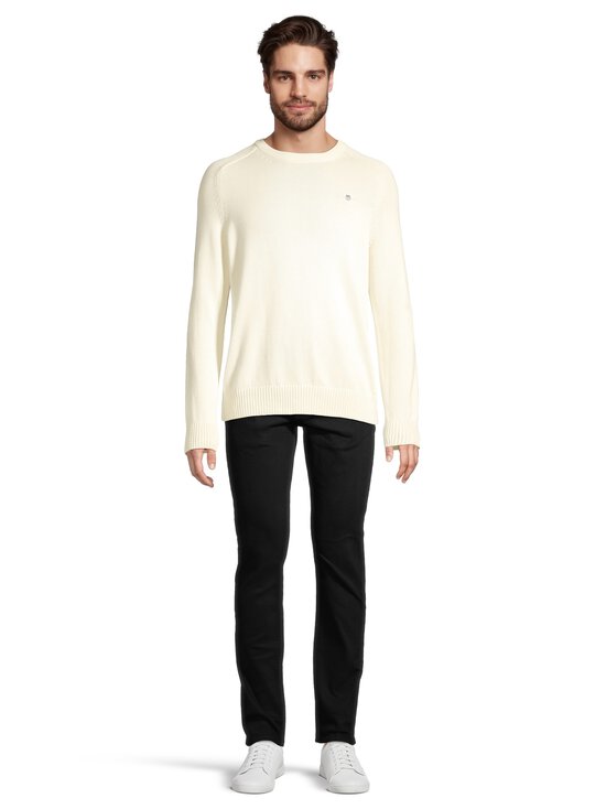 GANT - Casual Cotton C-neck -neule - 130 CREAM - photo 2 GANT - Casual Cotton C-neck -neule - 130 CREAM | Stockmann - photo 2