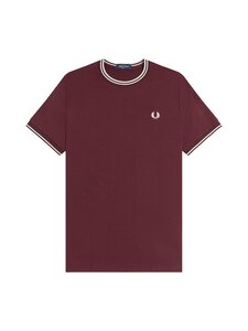 Fred Perry - Twin Tipped t-paita - 64A OXBLOOD ECRU | Stockmann