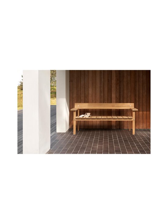 Carl Hansen&Son - GL101 Park Bench -tiikkipenkki, 62,3 x 173 x 77,5 cm - NATURAL - photo 4 Carl Hansen&Son - GL101 Park Bench -tiikkipenkki, 62,3 x 173 x 77,5 cm - NATURAL | Stockmann - photo 4