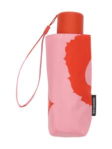 Marimekko - Unikko Mini Manual -sateenvarjo - 330 ROSE, RED | Stockmann