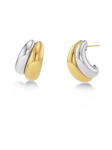 Edblad - Furo Duo Creoles Mixed -korvakorut - GOLD | Stockmann