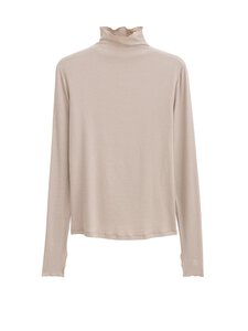 Filippa K - Mock neck -ribbipusero - 0078 SANDSTONE | Stockmann
