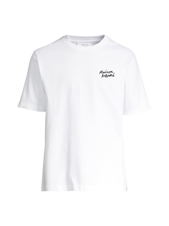 Maison Kitsuné - Handwriting Comfort t-paita - WHITE/BLACK | Stockmann - photo 1