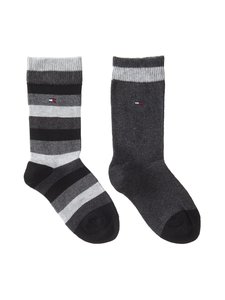 Tommy Hilfiger - Sukat 2-pack - BLACK (MUSTA/HARMAA) | Stockmann