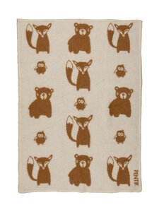 Pentik - Metsänväki-huopa 65 x 90 cm - BROWN | Stockmann