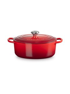 Le Creuset - Signature-pata, ovaali 4,1 l - PUNAINEN | Stockmann