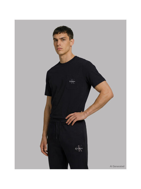 Calvin Klein Underwear - Monogram Crew Neck t-paita - UB1 BLACK | Stockmann - photo 8