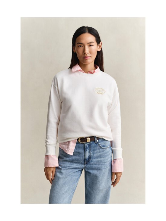 GANT - Rope Graphic -collegepaita - 113 EGGSHELL | Stockmann - photo 2